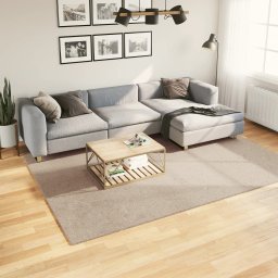 Covor HUARTE, fir scurt, moale si lavabil, nisipiu, 200x280 cm GartenMobel Dekor