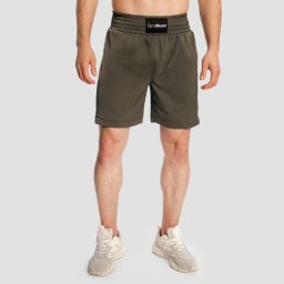GymBeam Pantaloni scurți Boxing Combat Olive Grey XXL