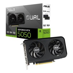 Placa video nVidia GeForce RTX 5050 DUAL OC 8GB, GDDR6, 128 bit