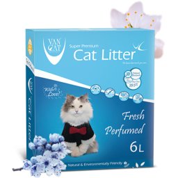 Nisip Igienic Pisici VanCat Anibacterial Blue 6L