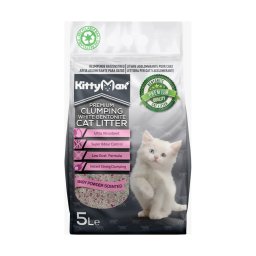 Asternut Igienic Premium KittyMax Baby Powder pentru Pisici