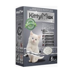 Asternut Igienic Premium KittyMax Active Carbon pentru Pisici 6 L