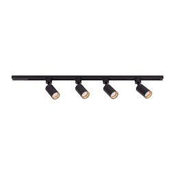 Spot pentru șină TRACER 4xGU10/10W/230V 1 m negru
