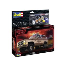 Set model jim hopper chevy blazer k5: stranger things revell cu accesorii
