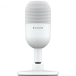 Microfon Razer Seiren V3 Chroma RGB USB, frecventa raspuns 20 Hz - 20000 Hz, sensibilitate 110 dB (THD > 1% at 1 kHz), alb