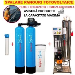 Kit Spalare Fotovoltaice – Pachet Dedurizator 35 l Duplex Clack + Osmoza EWRO 500 l/h