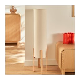Lampadar Atmosphera KEYAH 1xE27/25W/230V, lemn de hevea
