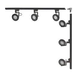 Zuma Line 3579 - Spot pentru șină MASTER 6xGU10/15W/230V, negru