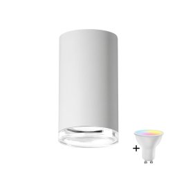 Spot LED RGBW reglabil pentru baie TURYN 1xGU10/4,8W/230V IP44 alb