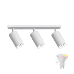Spot LED RGBW dimabil pentru baie TURYN 3xGU10/4,8W/230V IP44 alb