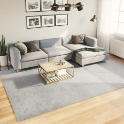 Covor HUARTE, fir scurt, moale si lavabil, gri, 240x340 cm GartenMobel Dekor
