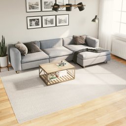 Covor "IZA" aspect scandinav, cu fire scurte, crem, 240x340 cm GartenMobel Dekor