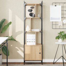 Biblioteca cu usa stejar sonoma 44,5x30x154,5 cm lemn compozit GartenMobel Dekor