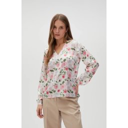 Marisse Women's Shirt L-Ko-4633 Off White