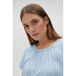 Marisse Women's Shirt L-Ko-4616 L.Blue
