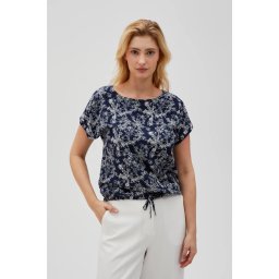 Marisse Women's Shirt L-Ko-4628 Navy