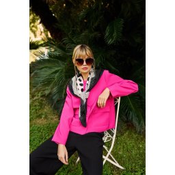 Marisse Women's Jacket L-Ku-4618 Fuchsia
