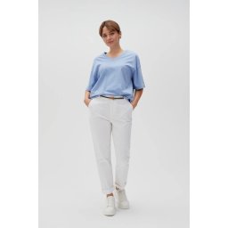 Marisse Women's Trousers L-Sp-4600 Off White