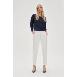 Marisse Women's Trousers L-Sp-4614 White