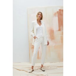 Marisse Women's Trousers L-Sp-4605 Off White