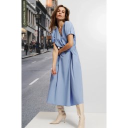 Marisse Women's Dress L-Su-4615 Blue