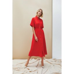 Marisse Women's Dress L-Su-4614 Red