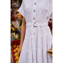 Marisse Women's Dress L-Su-4620 White