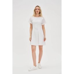 Marisse Women's Dress L-Su-4627 White