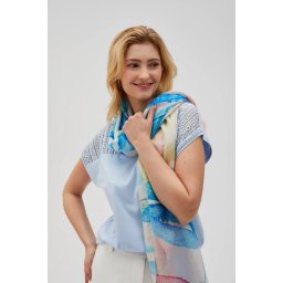 Marisse Women's Scarf L-Sz-4608 Blue