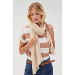 Marisse Women's Scarf L-Sz-4618 L.Beige
