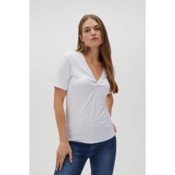 Marisse Women's T-Shirt L-Ts-4605 White