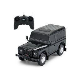 MASINA CU TELECOMANDA LAND ROVER DEFENDER NEGRU CU SCARA 1 LA 24