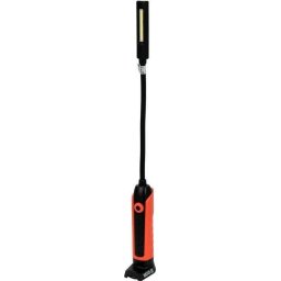 Lampa pentru atelier, 5 W, Rosu/Negru