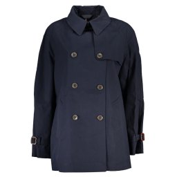Trench albastru pentru femei Tommy Hilfiger