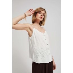 Marisse Women's Shirt L-Ko-4059 White
