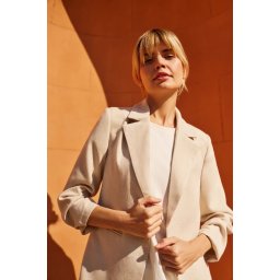 Marisse Women's Jacket L-Mr-4610 Off White