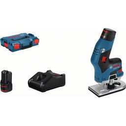 GKF 12V-8 Masina de frezat muchii cu 2 acumulatori Li-Ion 3Ah + L-Boxx