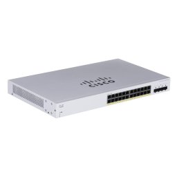 Switch Cisco CBS220-24P-4G Managed L2 Gigabit Ethernet (10/100/1000) Power over Ethernet (PoE) 1U White