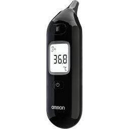 OMRON Gentle Temp 533 - Termometru digital cu infrarosu, de ureche, pentru copii si adulti, masurare rapida in 1 secunda si design fara capac