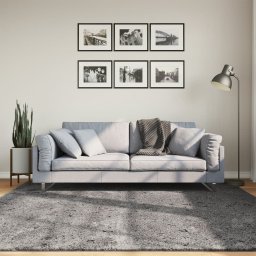Covor HUARTE, fir scurt, moale si lavabil, antracit, 200x200 cm GartenMobel Dekor