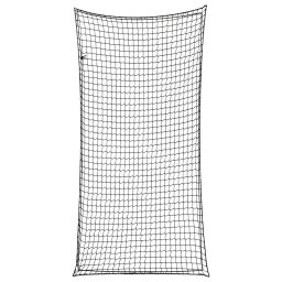 Plasa de remorca cu funie elastica, negru, 4x2 m, PP GartenMobel Dekor