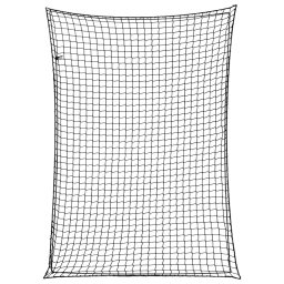 Plasa de remorca cu funie elastica, negru, 3,5x2,5 m, PP GartenMobel Dekor
