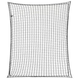Plasa de remorca cu funie elastica, negru, 3,5x3 m, PP GartenMobel Dekor