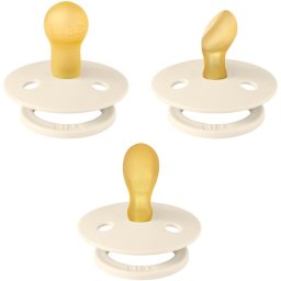 BIBS Try-It Size 1: 0+ months set pentru nou-nascuti si copii Ivory 3 buc