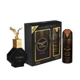 Set Nabeel: Fulad, Apa de parfum, Pentru Barbati, 100 ml + Fulad, Deodorant Spray, Pentru Barbati, 100 ml