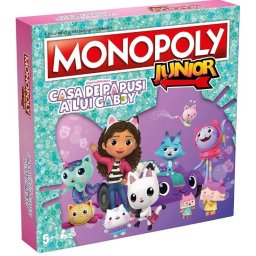 Hasbro Joc de societate NIN24323 - Monopoly Junior Casa de Papusi a lui Gabby