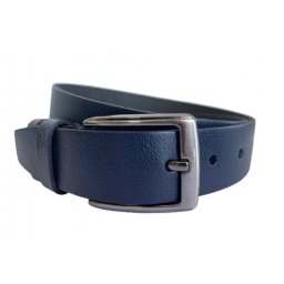 Curea barbati, casual, eleganta, din piele naturala, Bleumarin - CK11BL