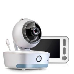 Video monitor digital pentru bebelusi cu camera rotativa si urmarire inteligenta a miscarii Reer BabyCam XL