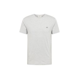 GANT Tricou bleumarin / gri deschis / roşu închis