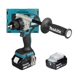 Makita - DDF492RTJ - Masina de gaurit si insurubat cu 2 acumulatori, Li-Ion, 18 V, 5 Ah, 130 Nm, valiza speciala